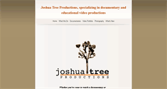 Desktop Screenshot of joshuatreevideo.com