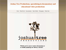 Tablet Screenshot of joshuatreevideo.com